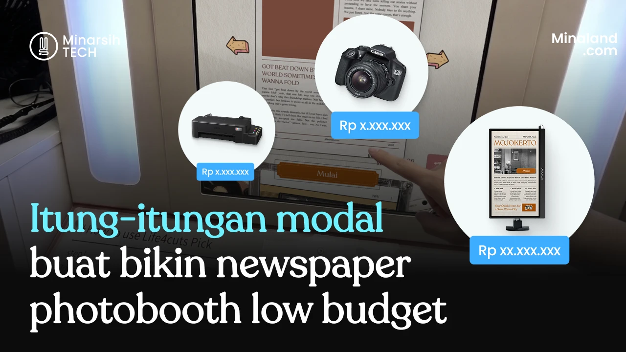 Itung-Itungan Modal Bikin Newspaper Photobooth Low Budget