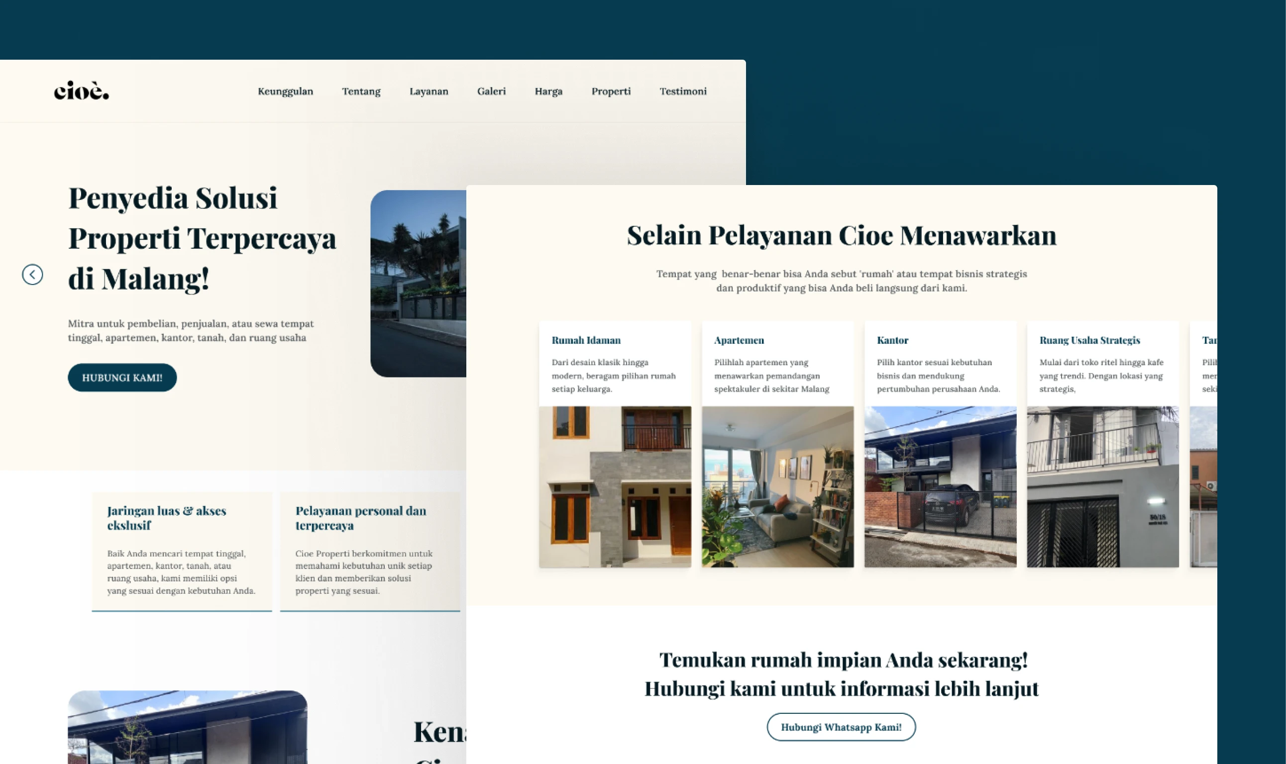 Website Landing Page