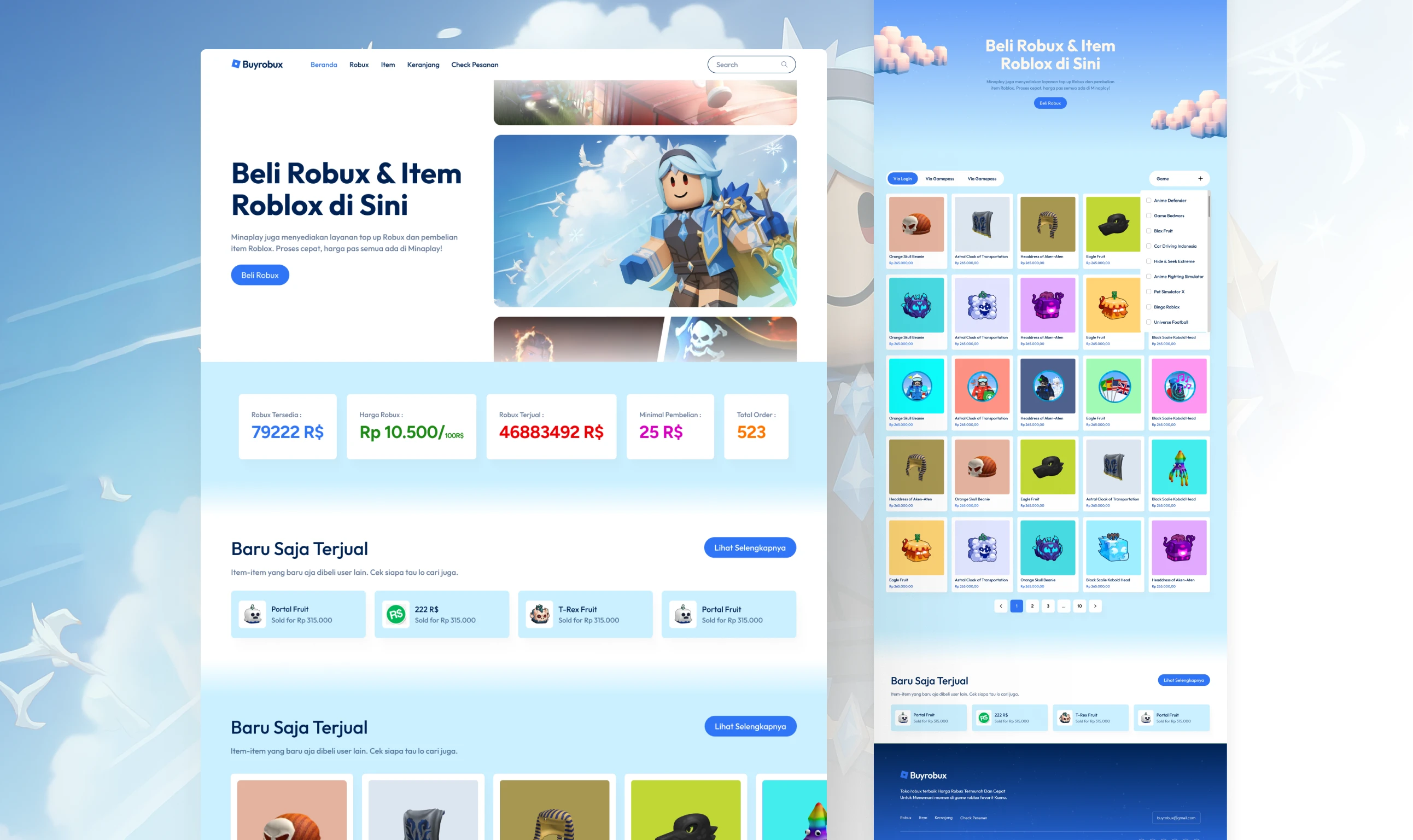 Website Top Up  & PPOB