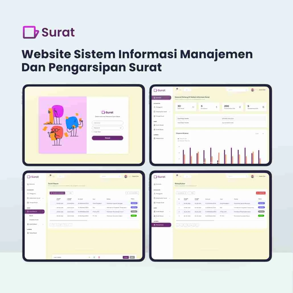 Website Sistem Informasi Manajemen Dan Pengarsipan Surat