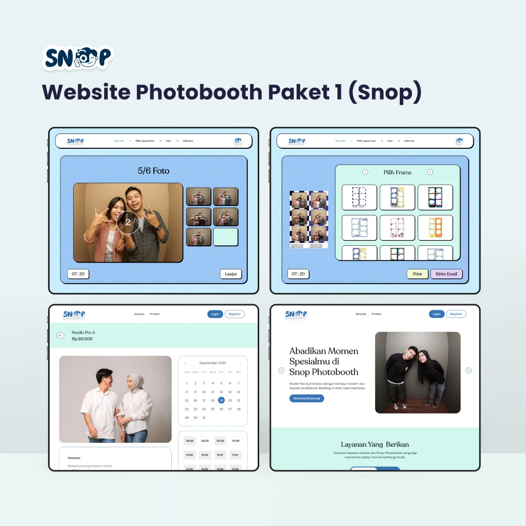 Website Photobooth - Paket 1