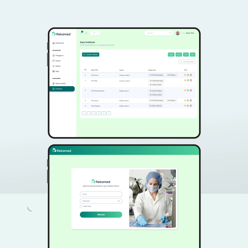 Website Sistem Informasi Manajemen dan Pencatatan Rekam Medis Pasien