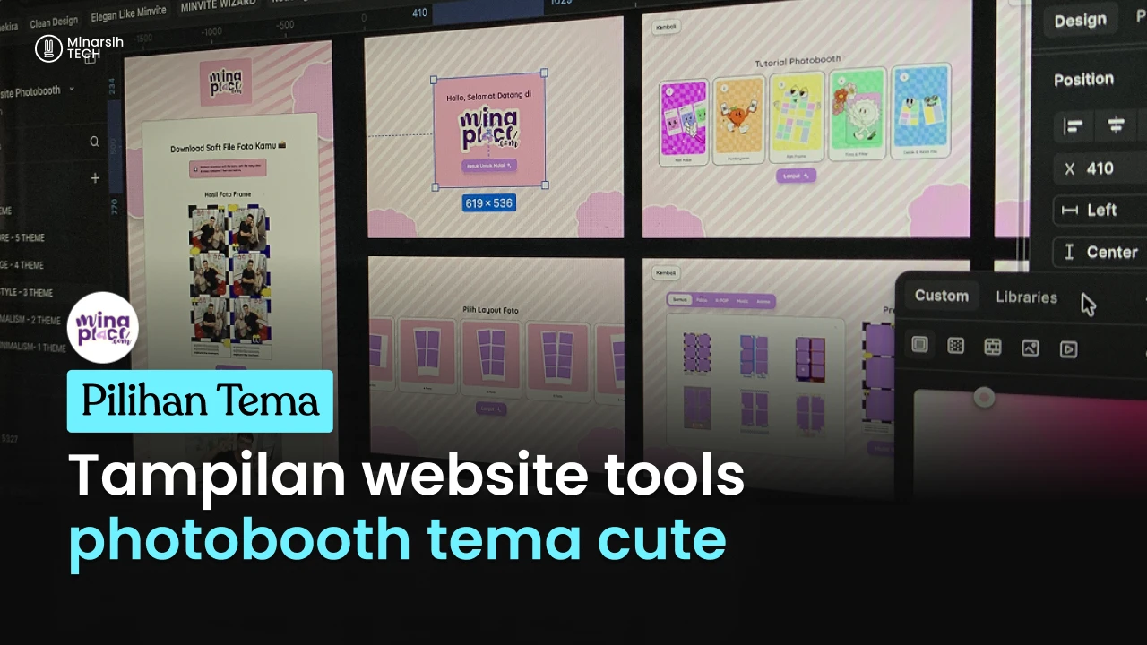 Photobooth Tema Cute Pop Style: Solusi Usaha Photobooth yang Menarik & Kekinian
