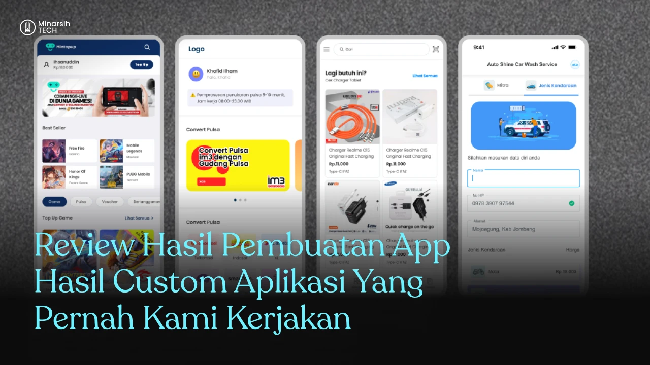 Transformasi Ide Menjadi Realitas: Mengintip Portofolio Aplikasi Custom Minarsih Tech