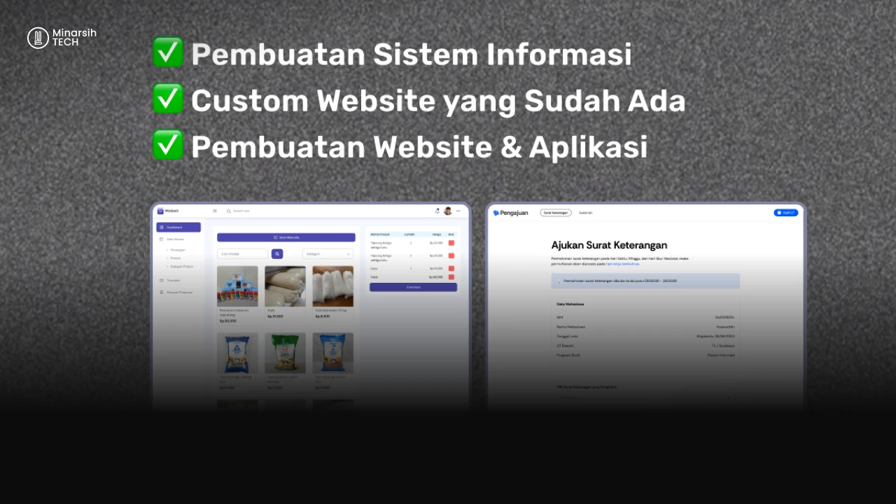 Digitalisasi Tanpa Batas: Solusi Sistem Informasi dan Pengembangan Website dari Minarsih Tech