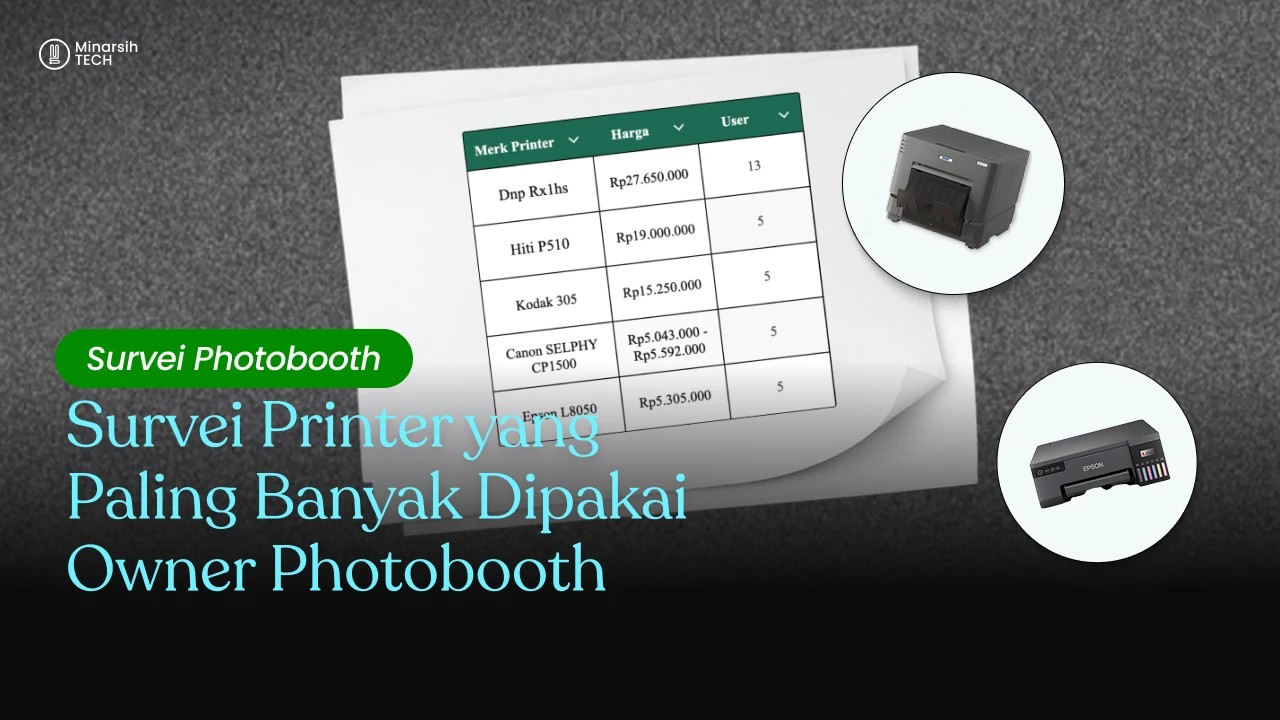 Survei Printer yang Paling Banyak Dipakai Owner Photobooth
