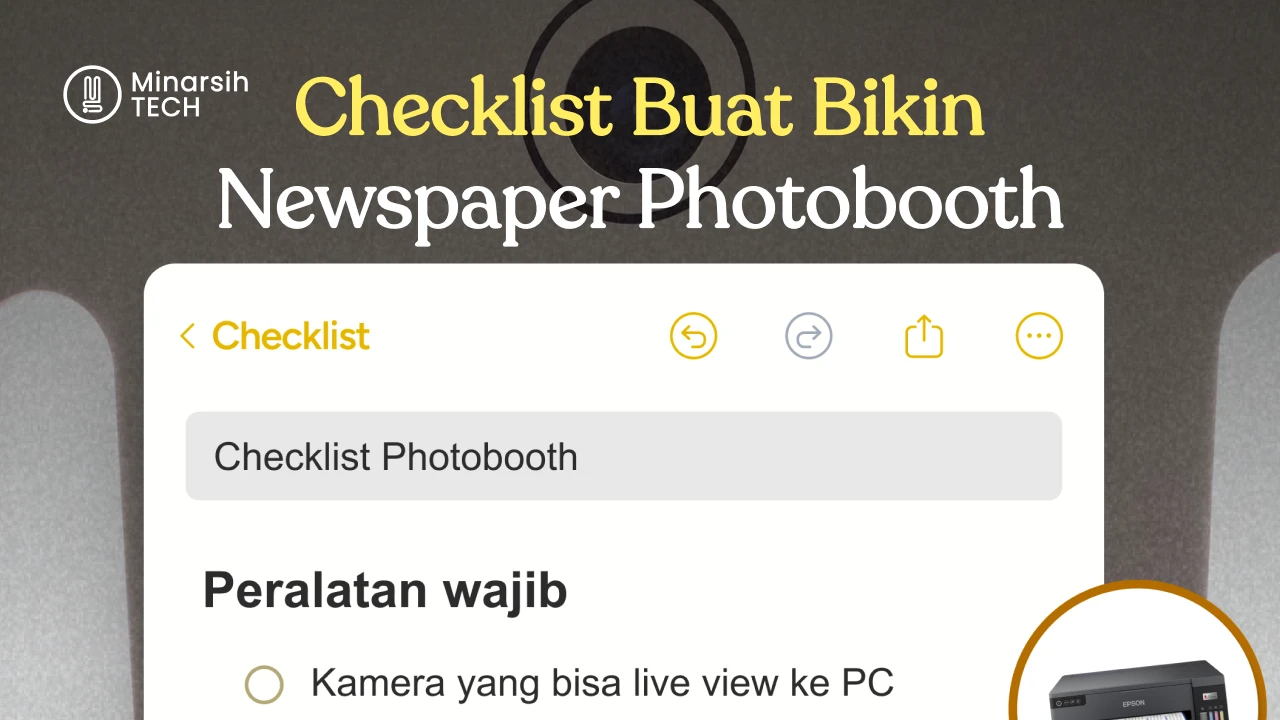 Checklist Lengkap Buat Bikin Newspaper Photobooth