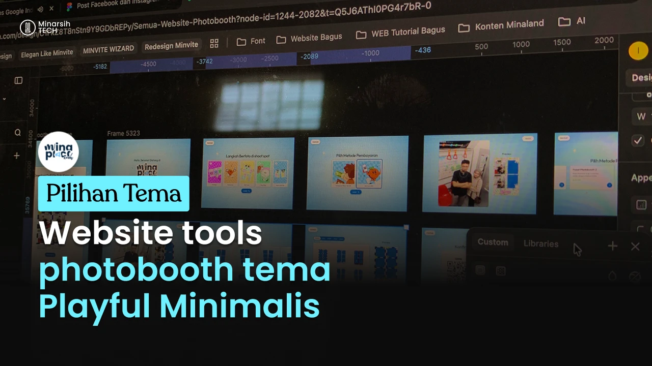 Photobooth Tema Playful Minimalism: Sederhana, Ceria, dan Modern