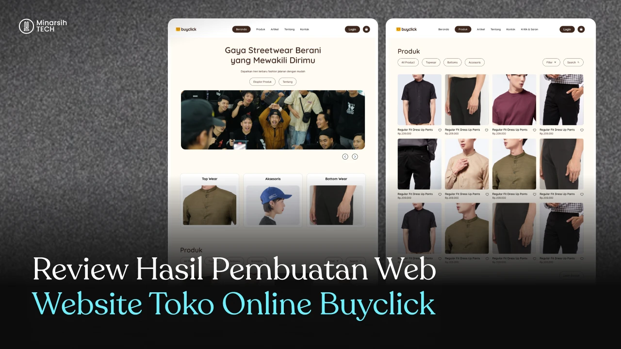 Transformasi Digital Retail: Review Pembuatan Website E-Commerce "Buyclick"