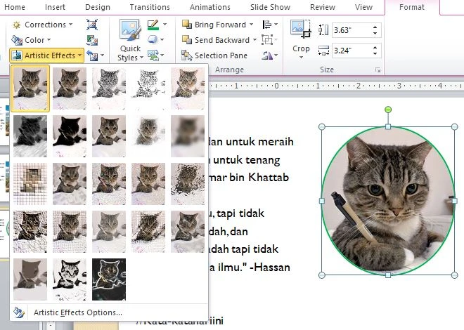 Artistic Effects
