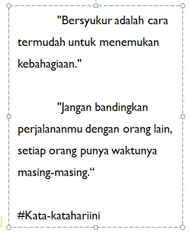 Jarak baris berhasil disesuaikan