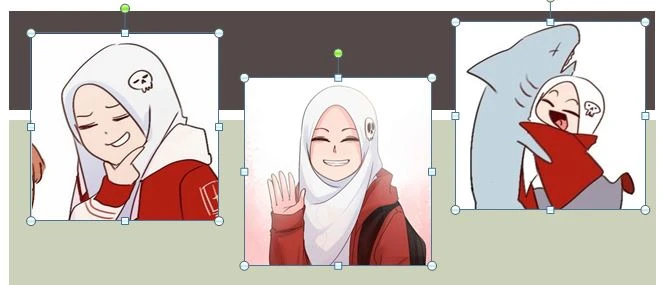 Pilih objek yang ingin diratakan