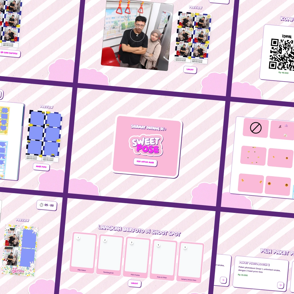 Photobooth Tema 3 - Cute Pop Style