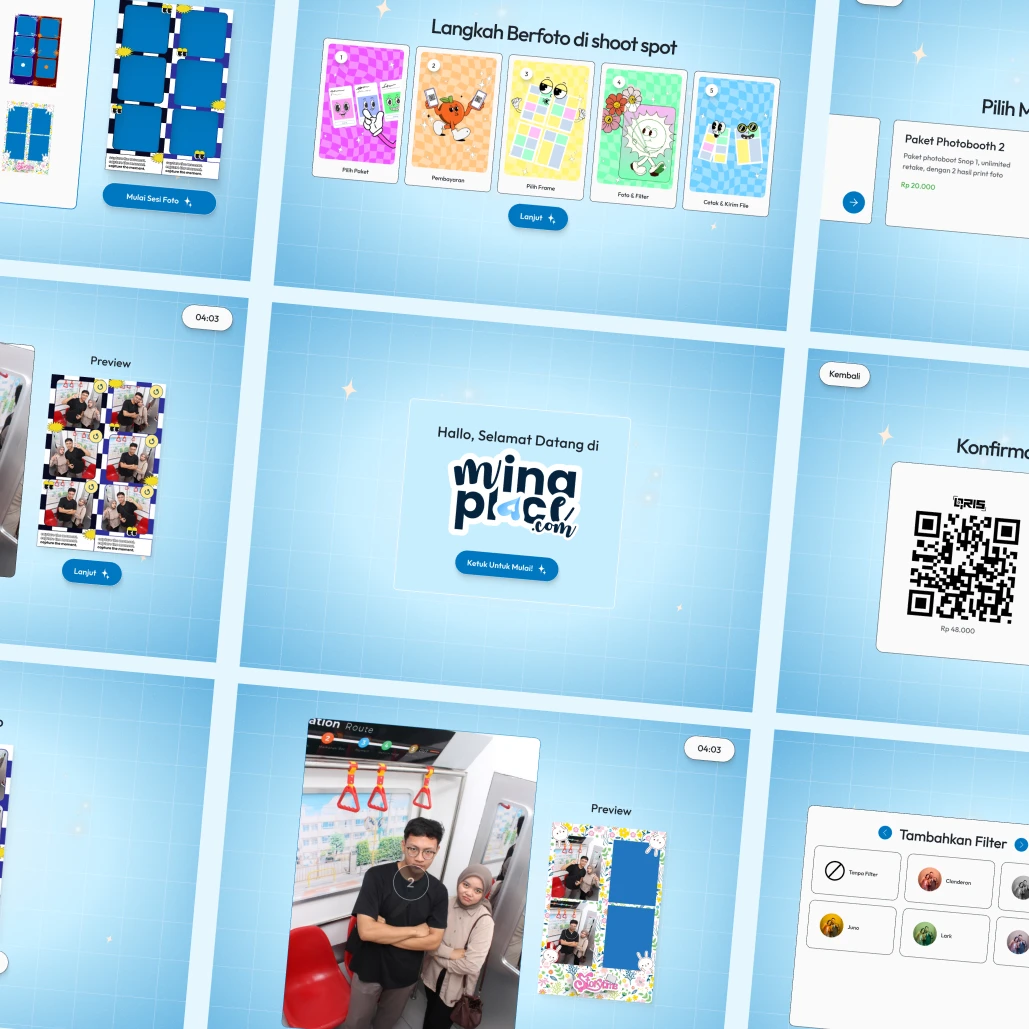 Website Photobooth - Photobooth Tema 1 - Playful Minimalism