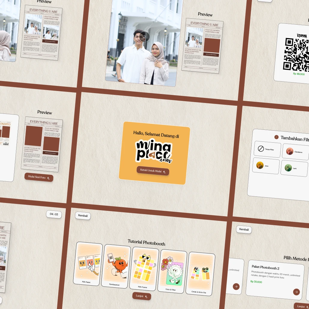 Photobooth Tema 6 - Newspaper