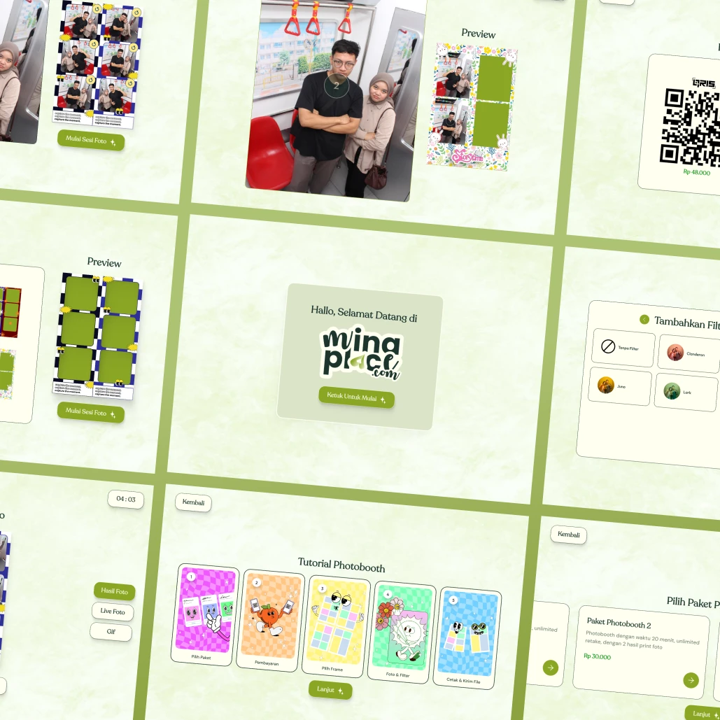 Photobooth Tema 5 - Green Nature