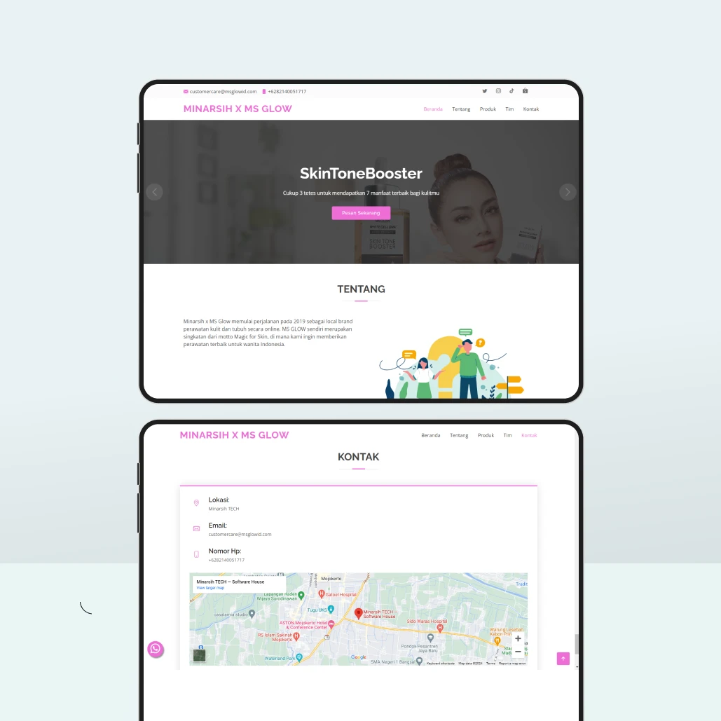 Website Profil Perusahaan & Katalog Produk