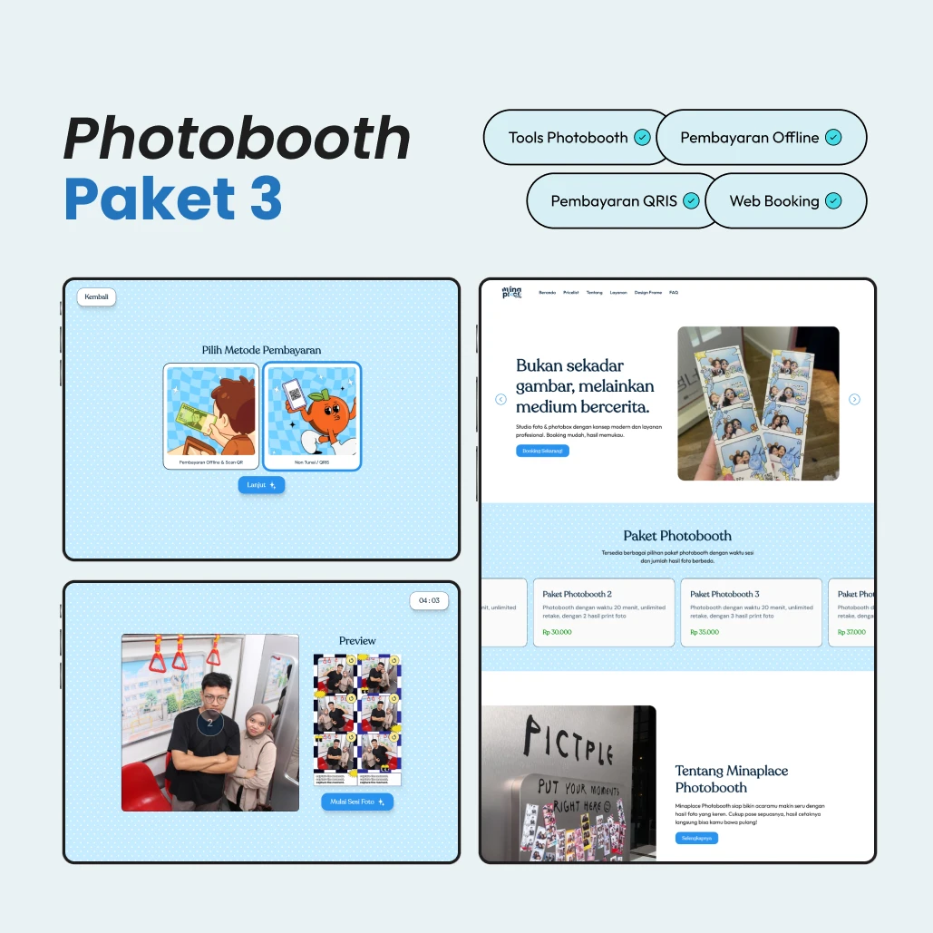 Website Photobooth - Paket 3