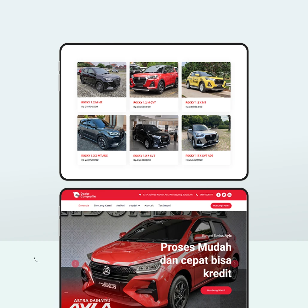 Website Company Profile Dealer