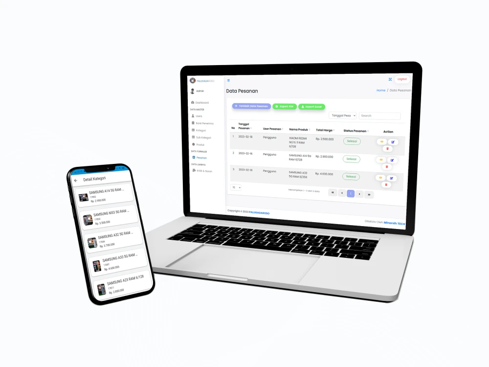 PALUGADAROSO (Toko Online) App - Aplikasi E-Commerce
